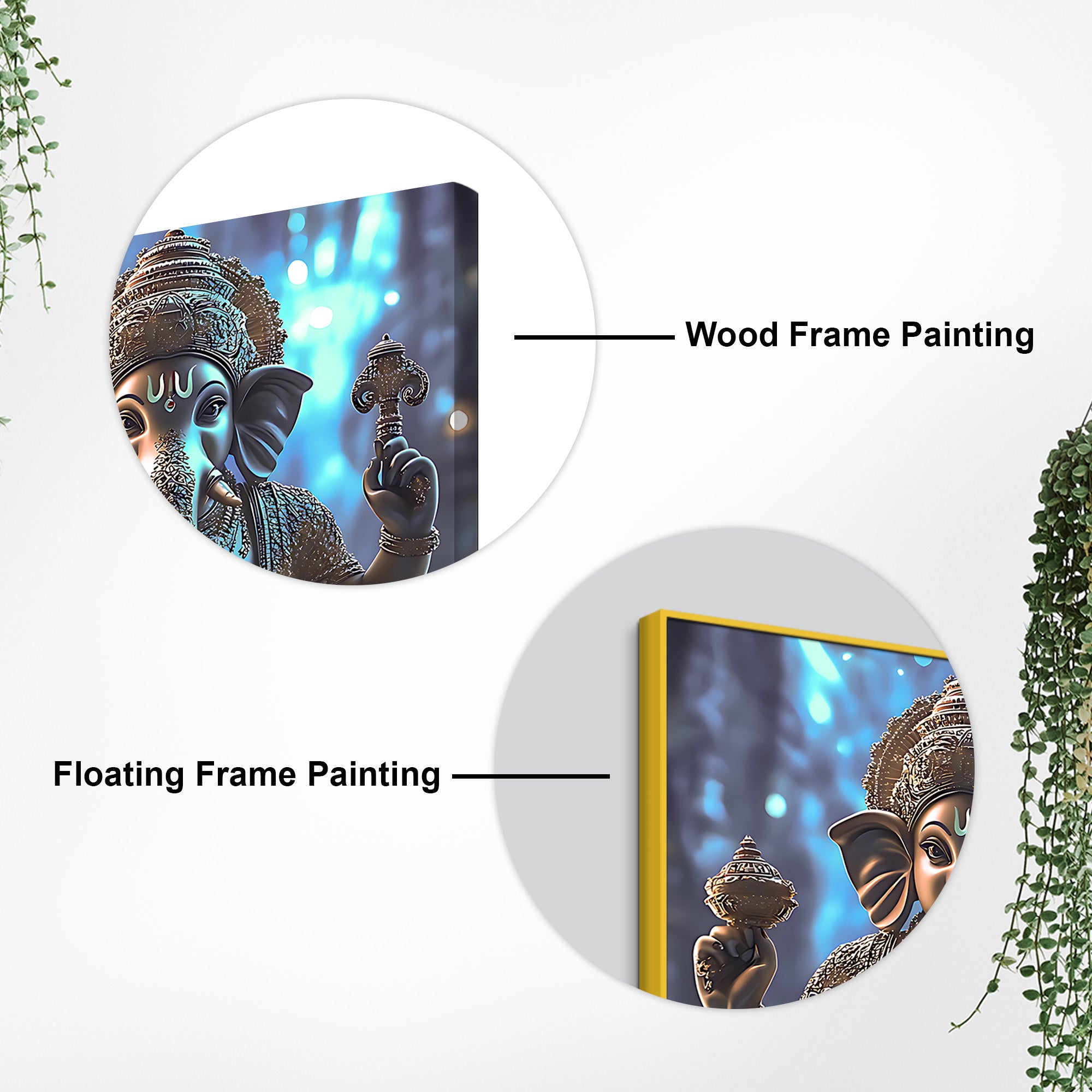 Religious Hindu God Ganpati Painting