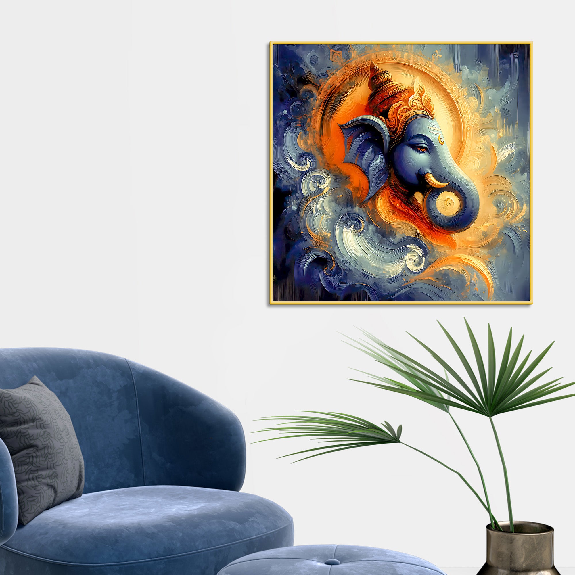 religious-lord-ganpati-decorative-wall-painting