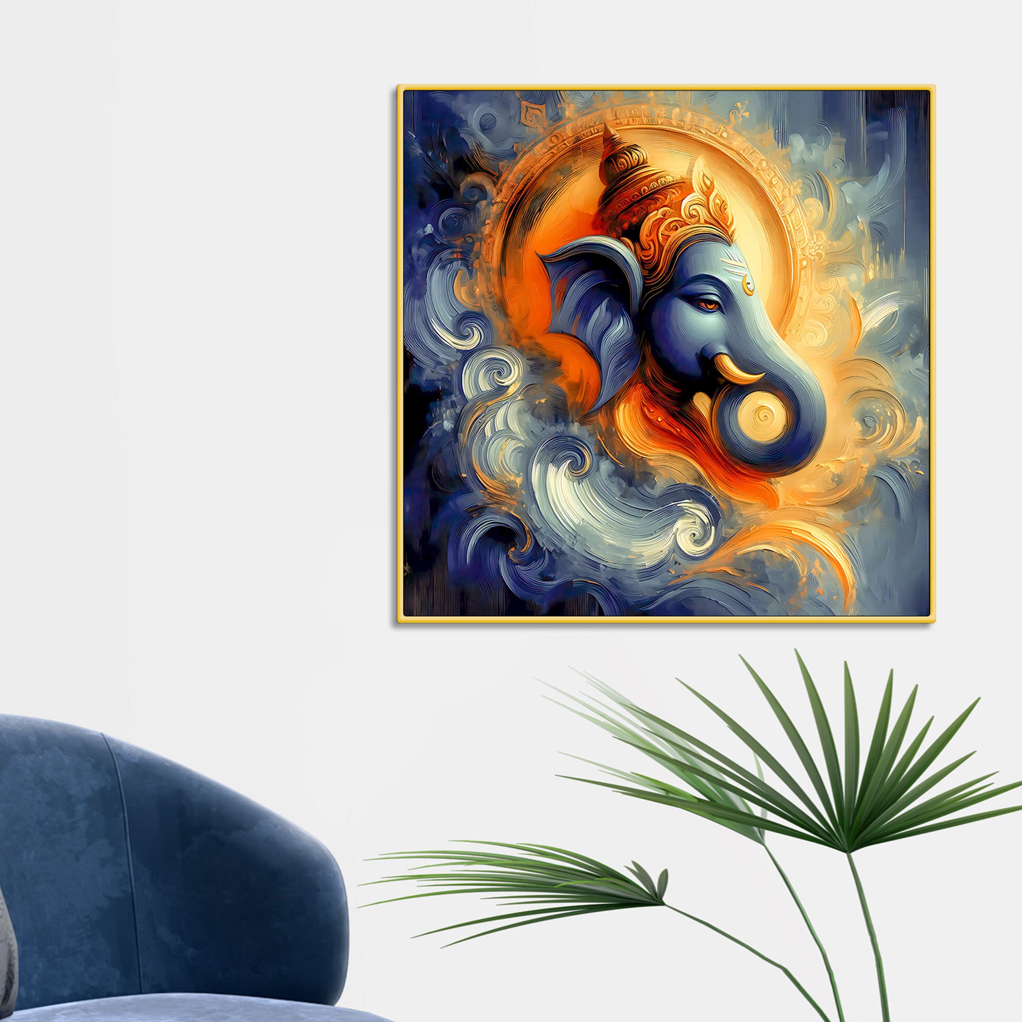  religious-lord-ganpati-decorative-wall-painting