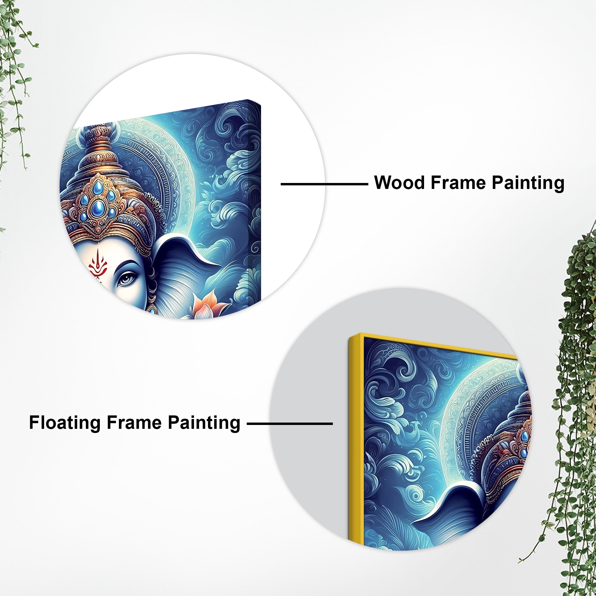 Religious Lord Ganpati Wall Art Painting