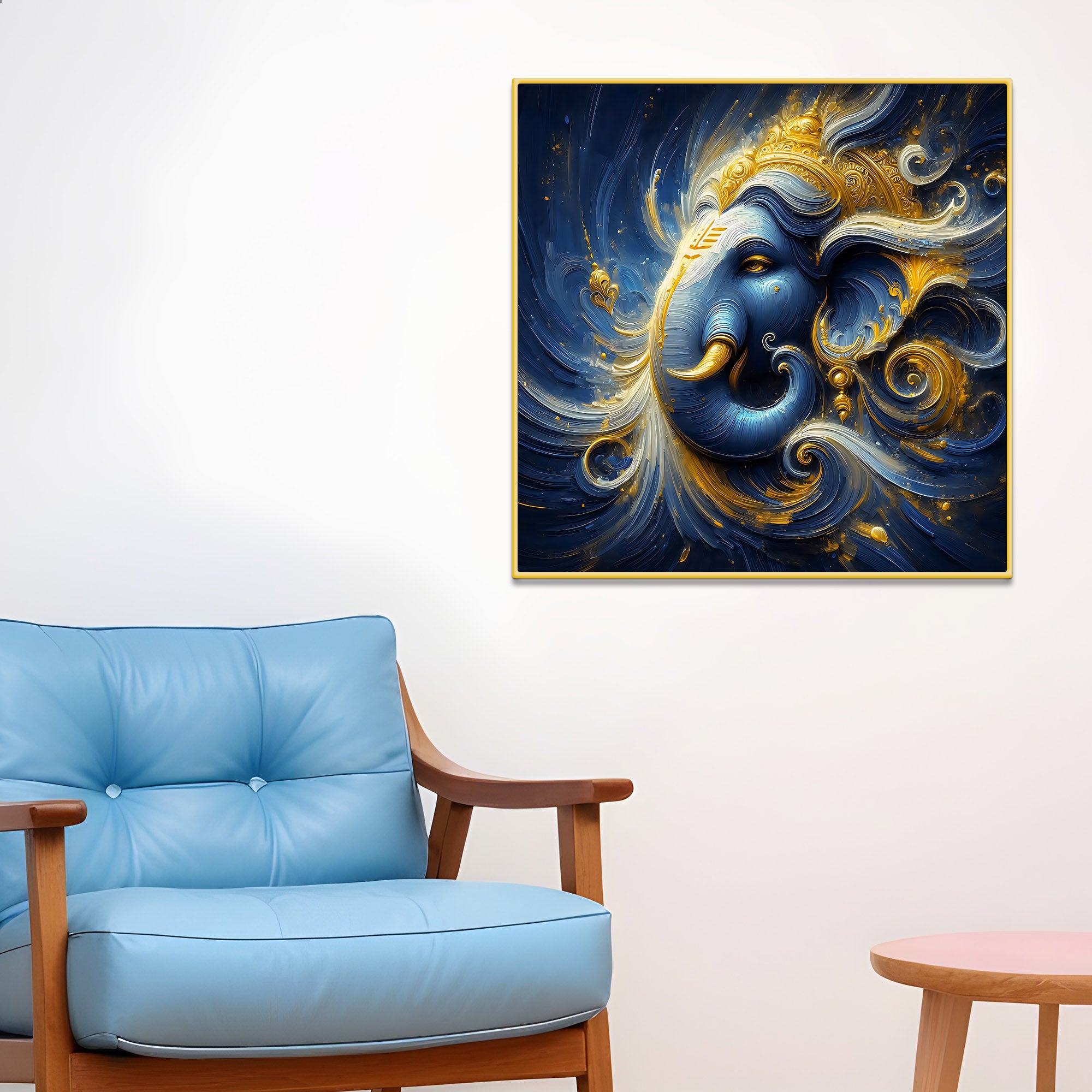 Religious Lord Ganpati Wall Painting