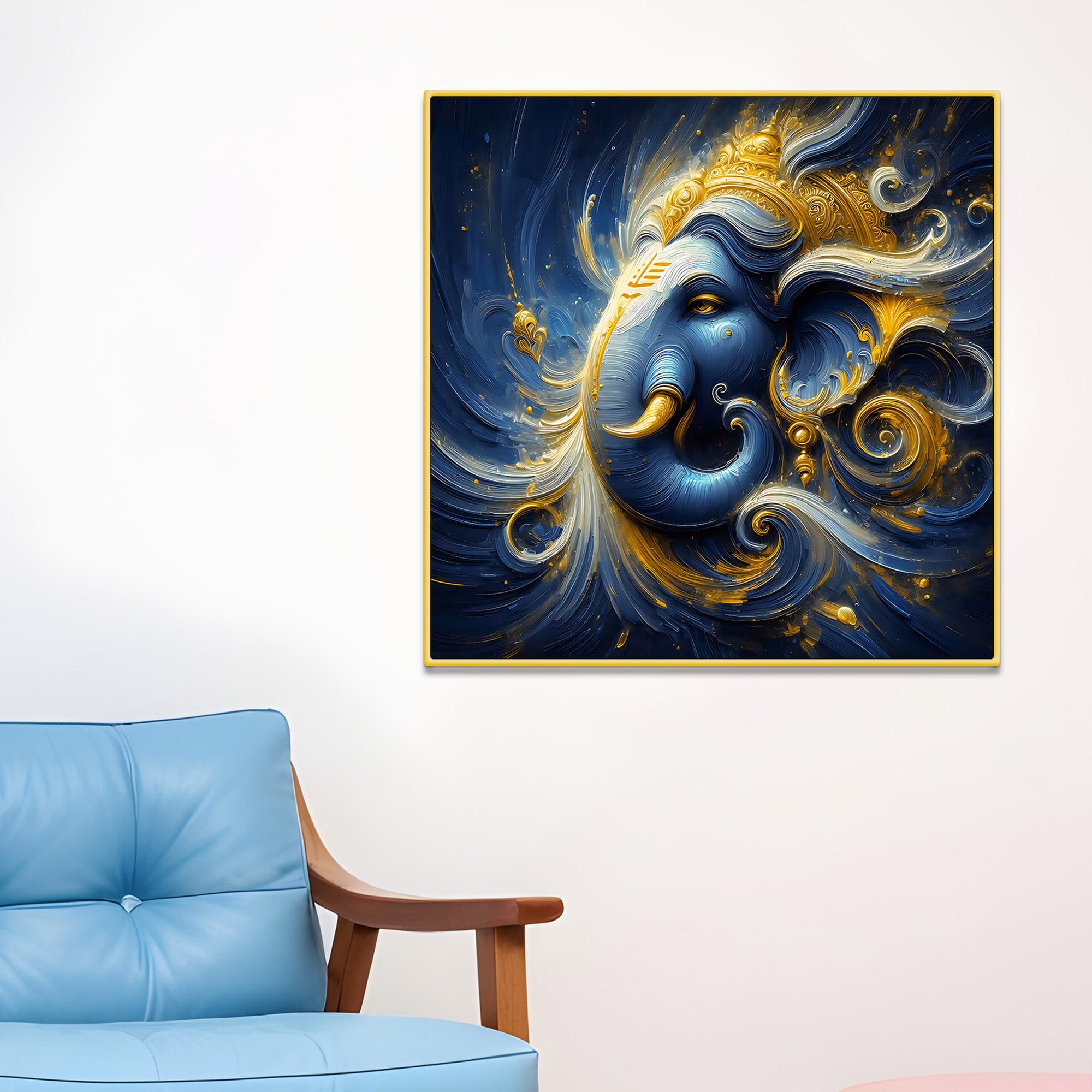 Religious Lord Ganpati Wall Painting