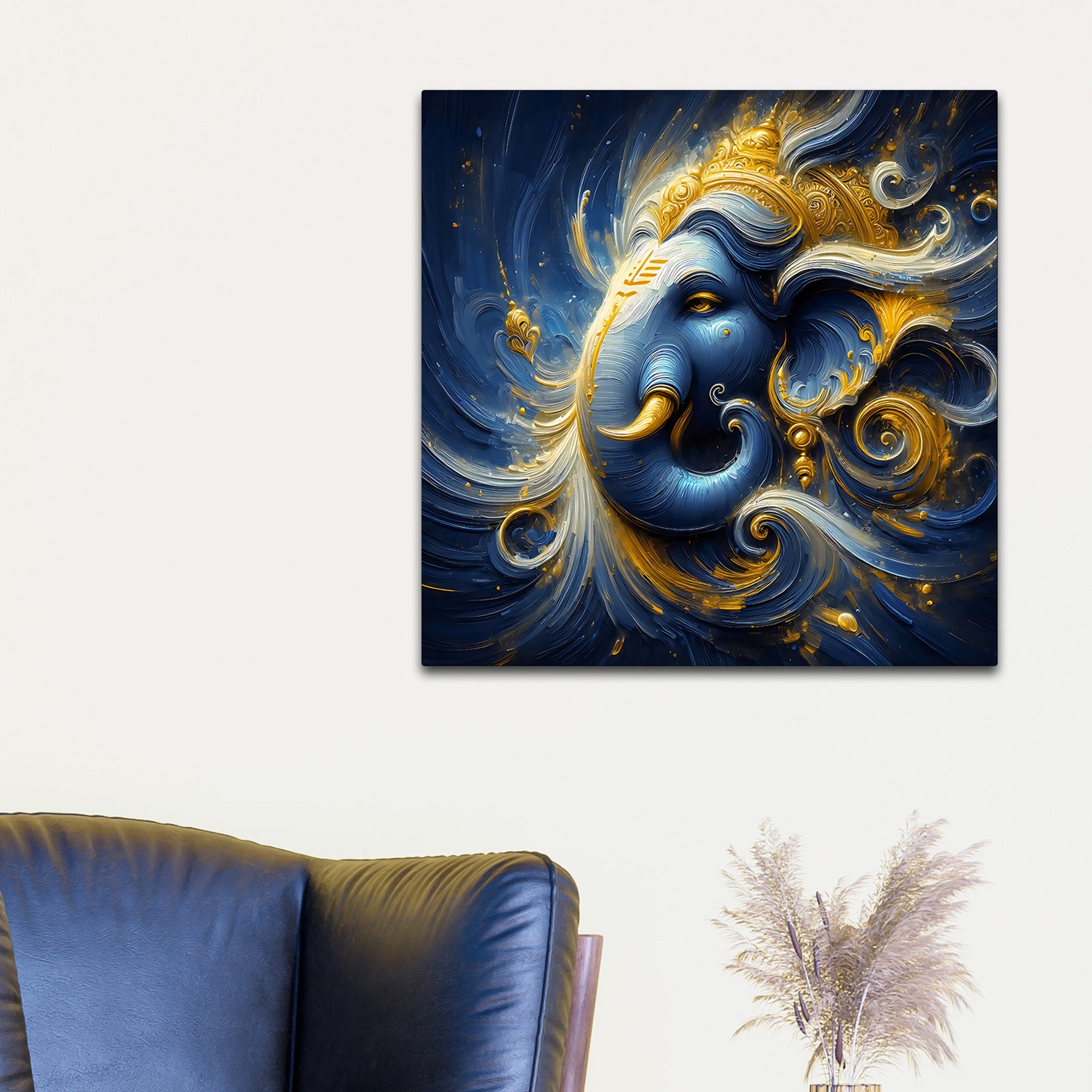 Religious Lord Ganpati Wall Painting