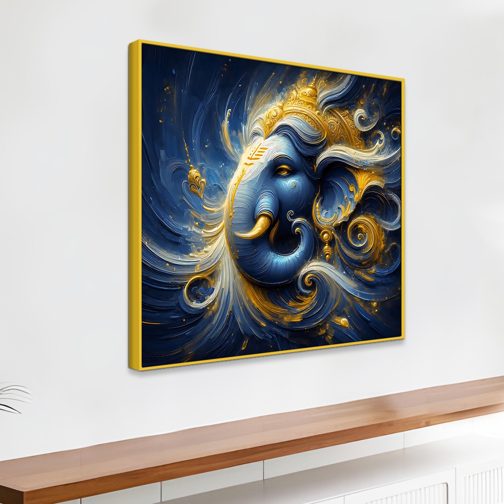 Religious Lord Ganpati Wall Painting