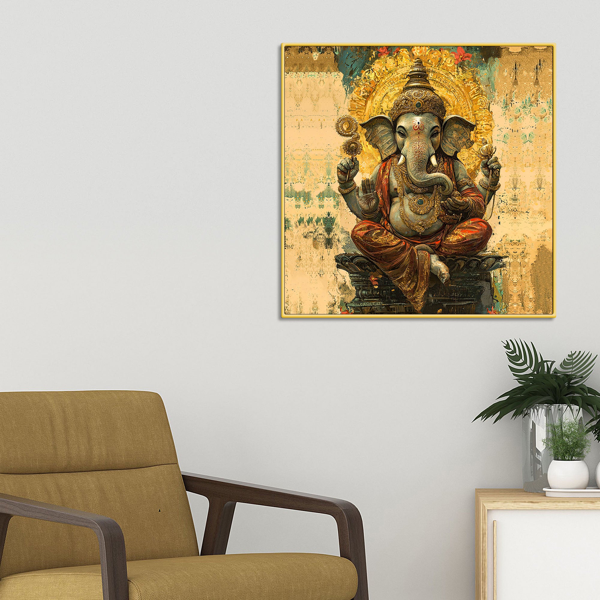  religious-traditional-ganesha-wall-painting
