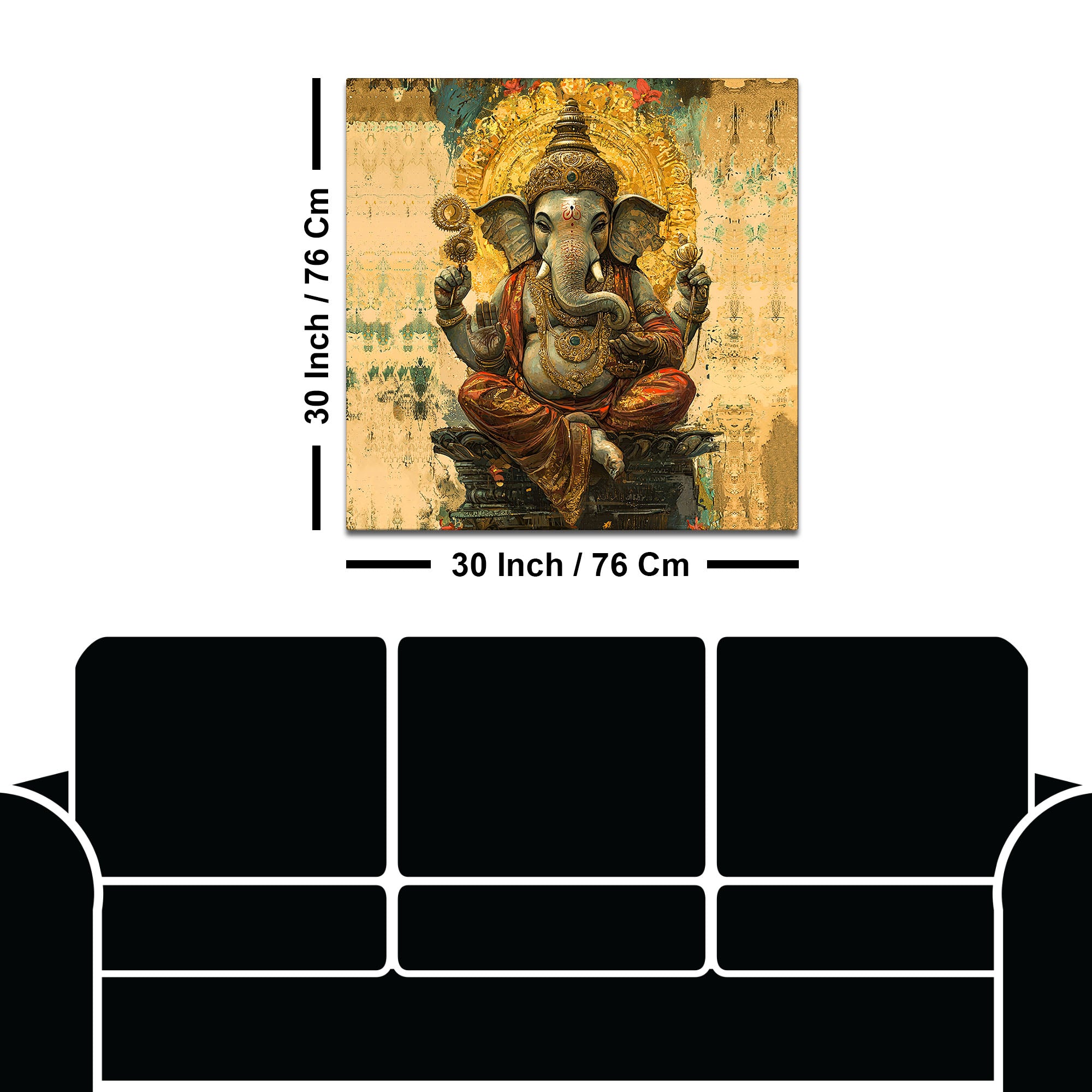 Religious & Traditional Ganesha Wall Painting