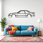 Retro Sedan Metal Wall Decor for Café & Home Interiors