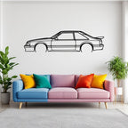 Retro Sedan Metal Wall Decor for Café & Home Interiors