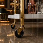 rolling-white-bar-trolley-with-sophisticated-golden-metal-finish