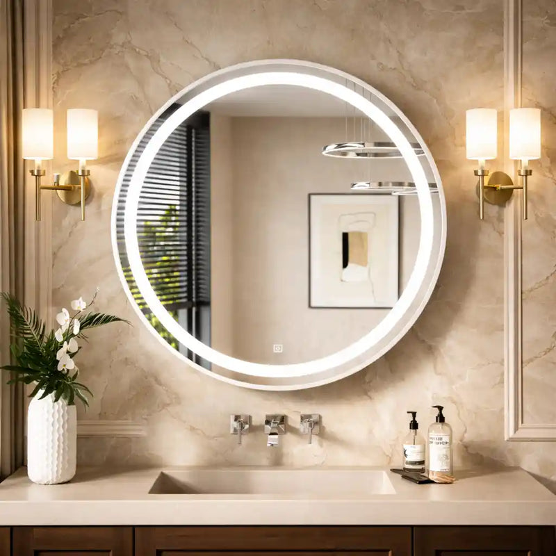 round-led-mirror-cabinet-with-touch-sensor-and-modern-frame-design
