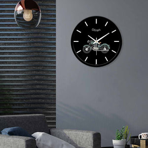 wood wall clock