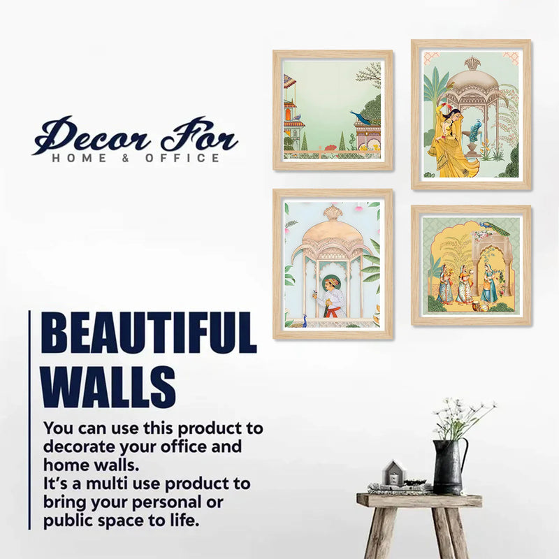 Royal Cultural Artwork Wall Art Frame Set of 4