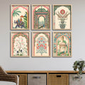 Royal Cultural Wall Frame Set of Six for Living Room Décor