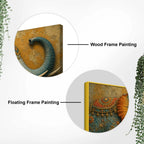 Royal Indian Elephant 3D Bas-Relief Type Canvas Wall Painting