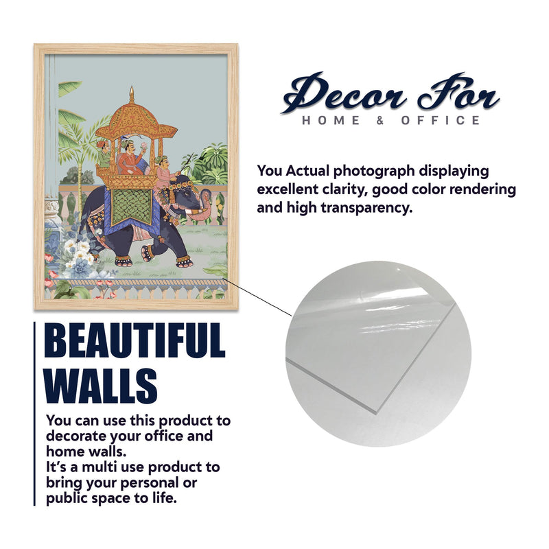 Royal Indian Palace Art Wall Frame Set of Four