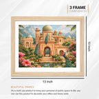 Royal Indian Palace Garden Wall Art Frame Set of 6