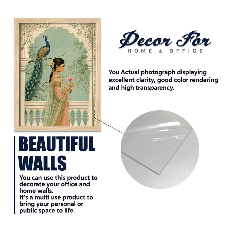 Royal Indian Palace Garden Wall Art Frame Set of 6