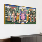 Royal Indian Pichwai Shreenathji Canvas Wall Painting