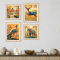 Royal Indian Wall Art Frame Set of 4