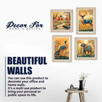 Royal Indian Wall Art Frame Set of 4