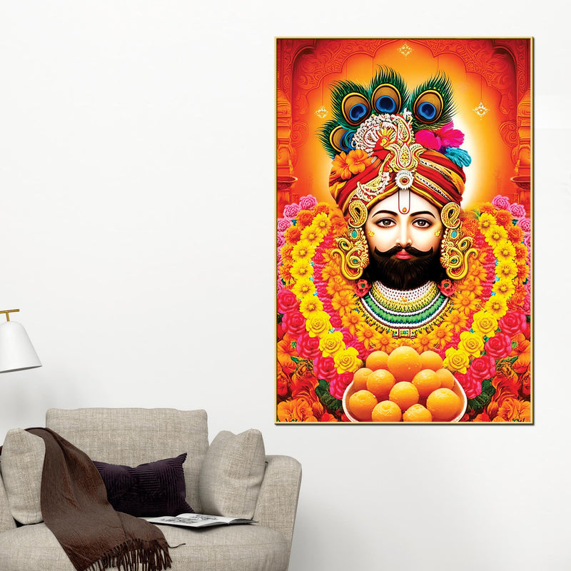 royal-khatu-shyam-ji-canvas-painting-traditional-wall-decor
