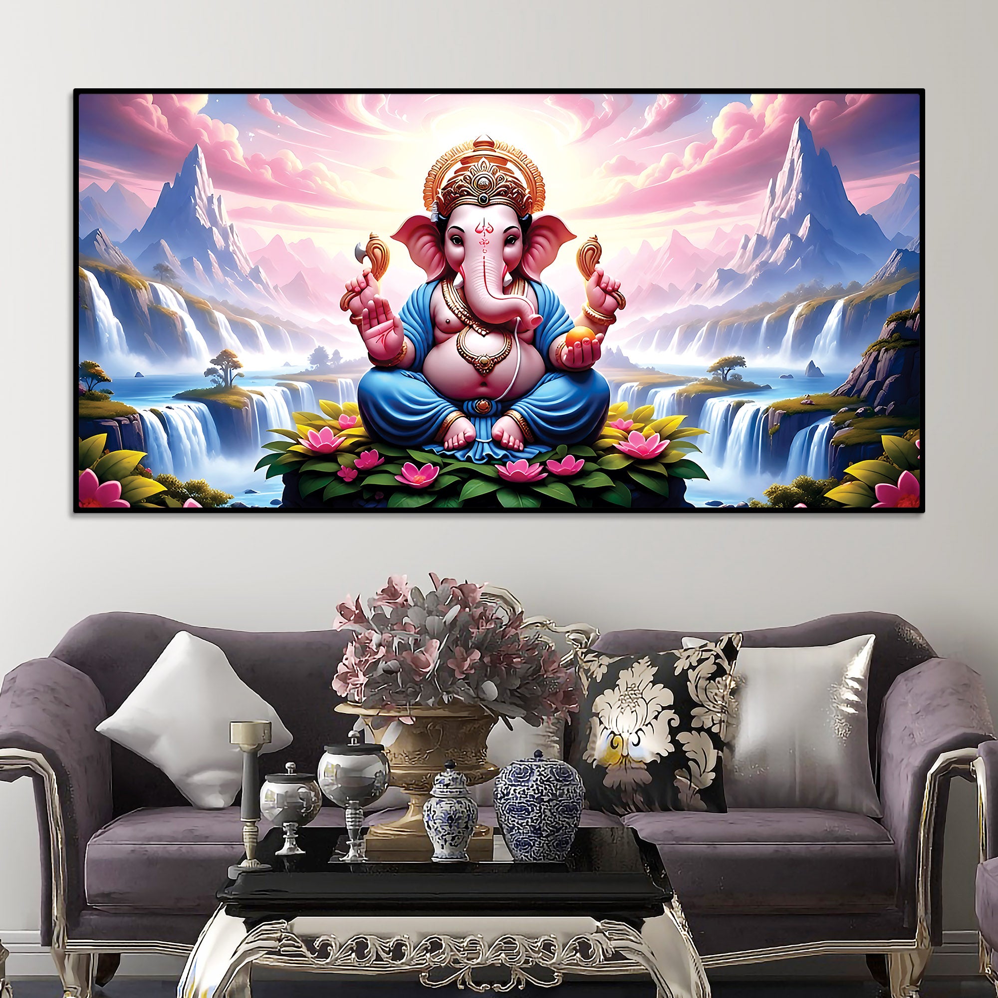 royal-lord-ganesha-sitting-between-mountains-waterfall-canvas-wall
