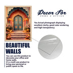 Royal Mughal Doorway & Peacock Art Wall Frame Set of Four
