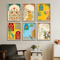 royal-palace-garden-scenes-wall-frame-set-of-six