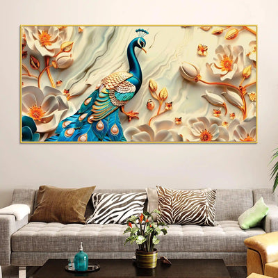 royal-peacock-abstract-canvas-painting-for-home-decor