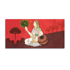 Royal Pichwai Gopi Canvas Painting – Traditional Indian Art