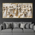 Royal Radha Krishna Raas Leela 3D Canvas Wall Painting