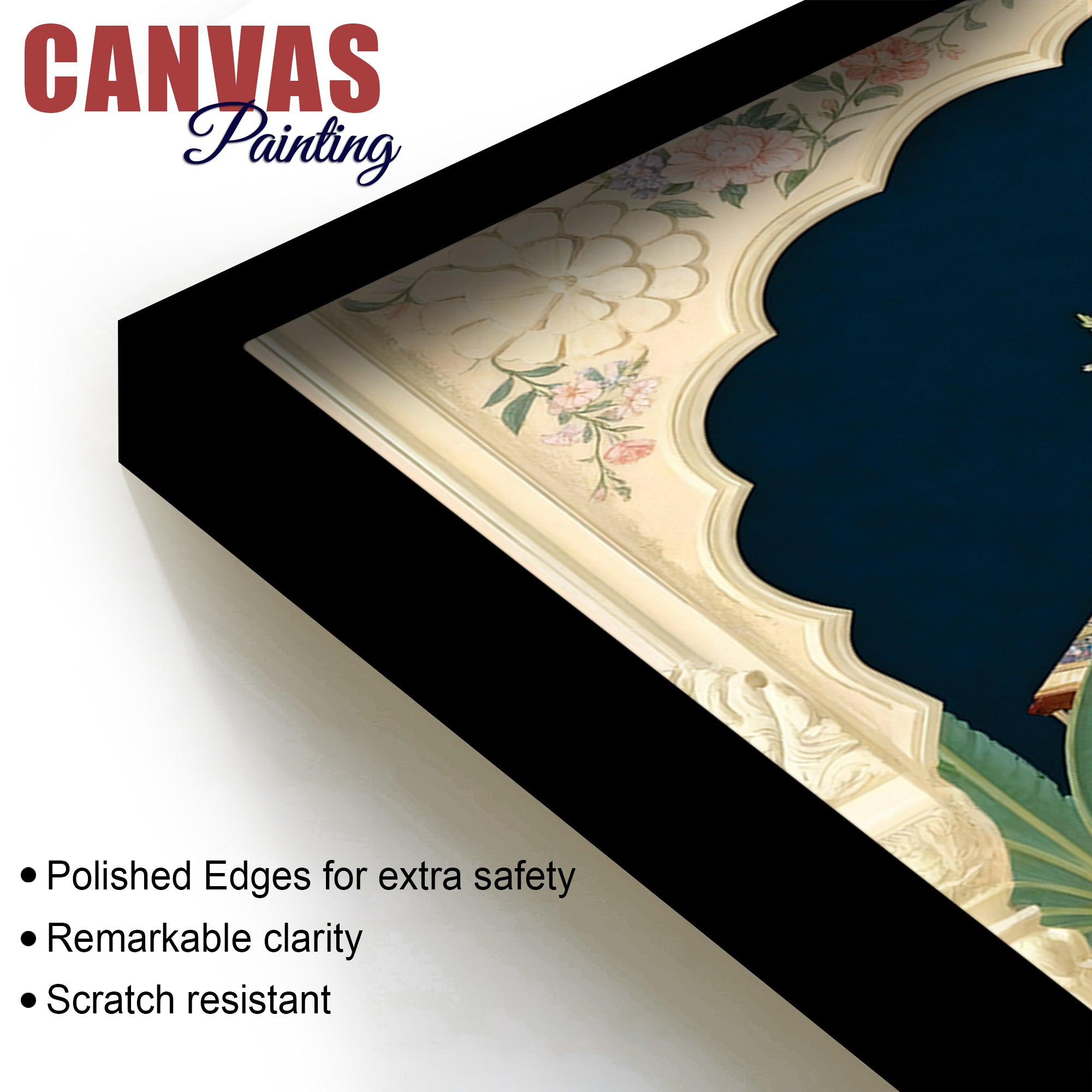 Royal Swan Pichwai Painting | Luxury Indian Wall Art for Living Room