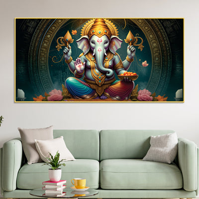 royal-temple-inspired-lord-shri-ganeshji-canvas-wall-art-painting