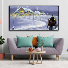 Rural Landscape in Winters Wall Painting