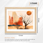 Rustic Desert Wall Art Frame Set of 6