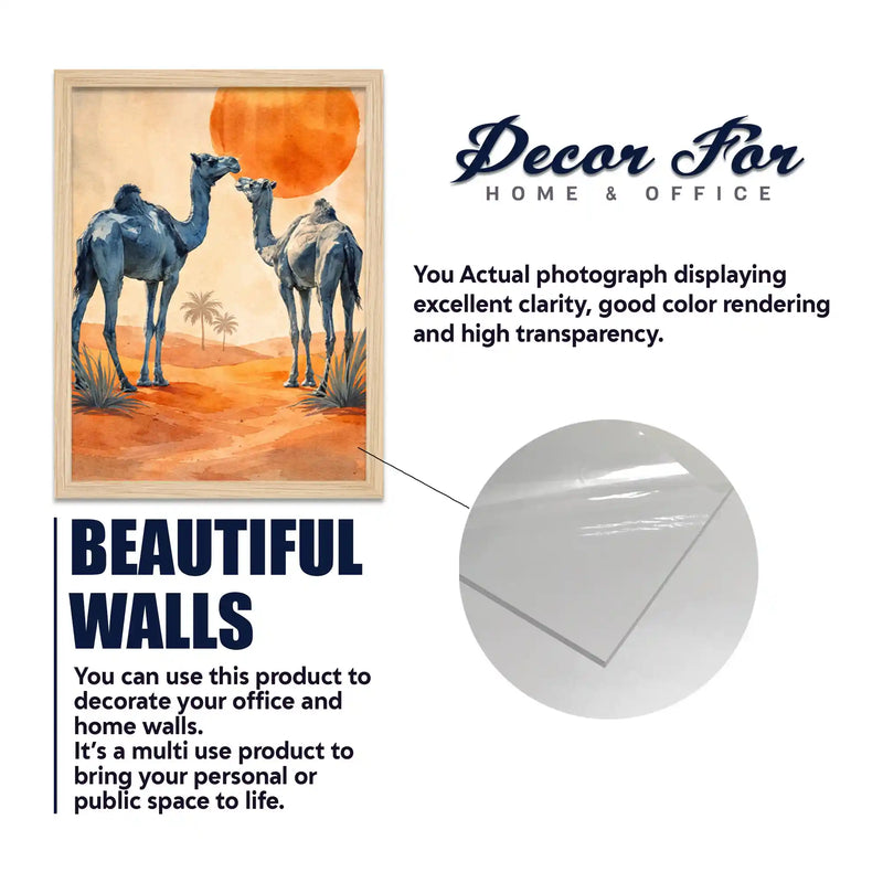 Rustic Desert Wall Art Frame Set of 6