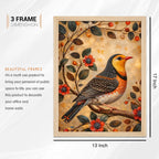 Rustic Wildlife Wall Art Frame Set of 6