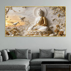 Sacred Buddha Calm and Serenity 3D Canvas Wall Painting