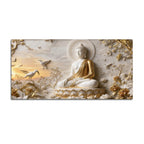 Sacred Buddha Calm and Serenity 3D Canvas Wall Painting