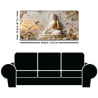 Sacred Buddha Calm and Serenity 3D Canvas Wall Painting