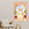 sacred-cow-kamdhenu-with-calf-canvas-wall-painting
