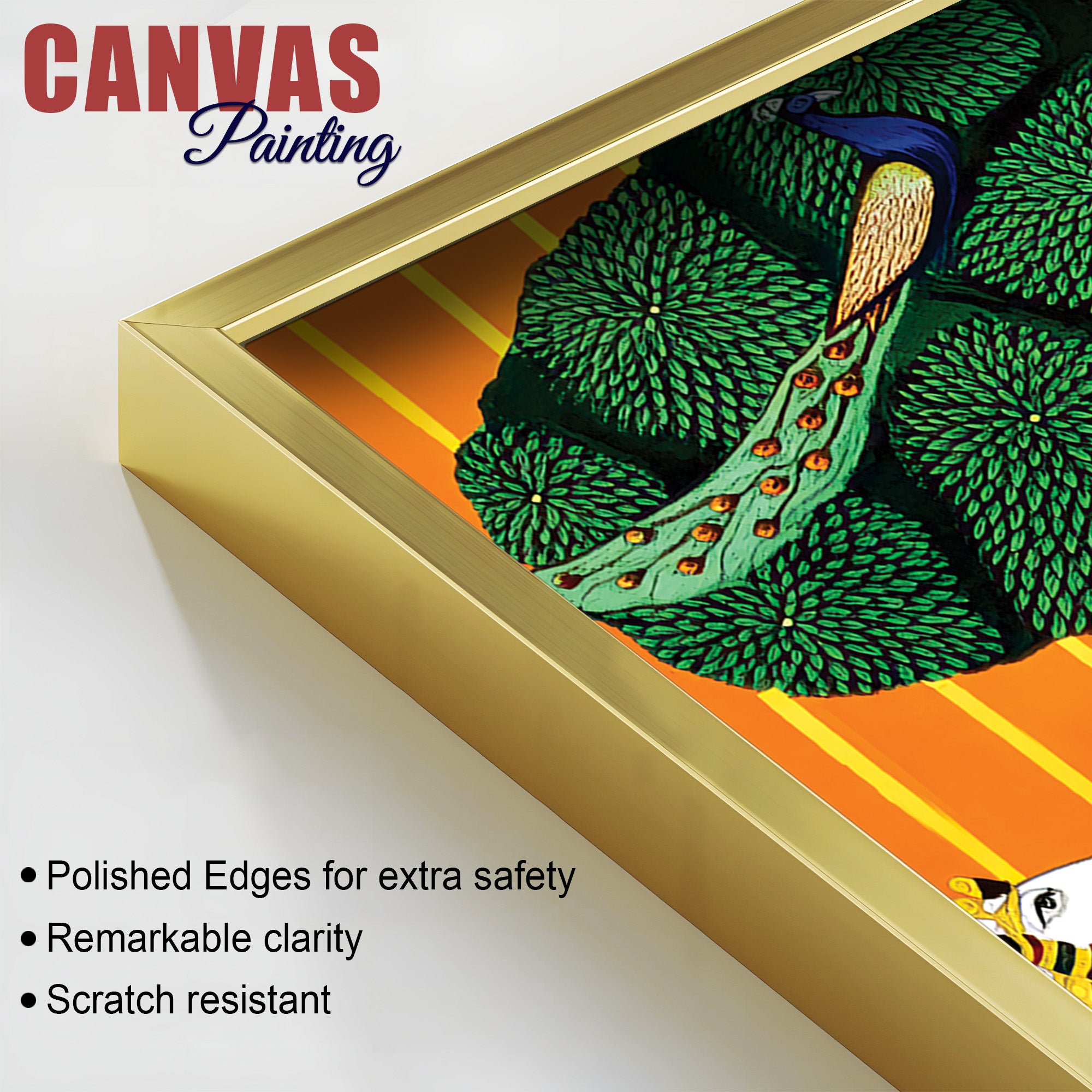 Sacred Cow Pichwai Art Canvas Wall Painting