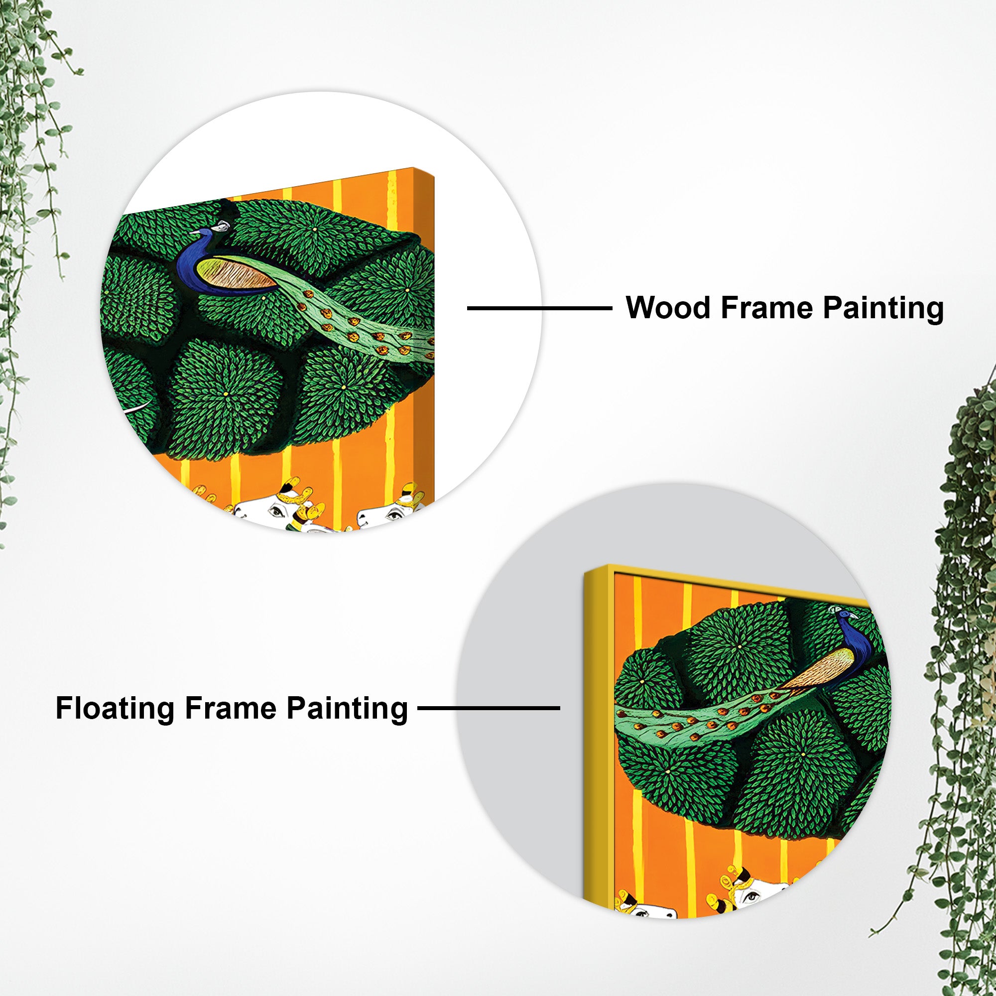 Sacred Cow Pichwai Art Canvas Wall Painting