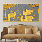 Sacred Cow Pichwai Art Religious Wall Painting