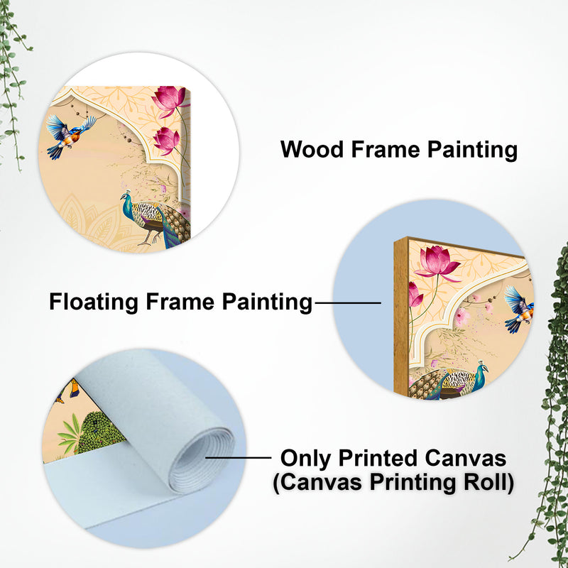 Sacred Cow Pichwai Canvas Wall Painting | Living Room Wall Decor