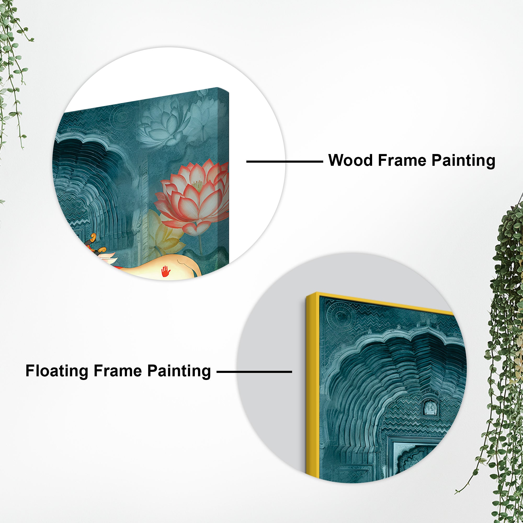 Sacred Cow Pichwai Painting | Traditional Indian Spiritual Home Décor