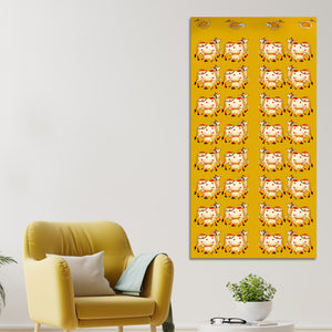Sacred Cow Pichwai Style Canvas Painting | Nathdwara Inspired Wall Décor Art