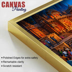 Sacred Evening at Kashi Ghats Canvas Wall Painting