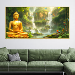 sacred-gautam-buddha-painting-for-modern-home-decoration