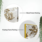 Sacred Golden Tree of Life 3D Canvas Wall Painting